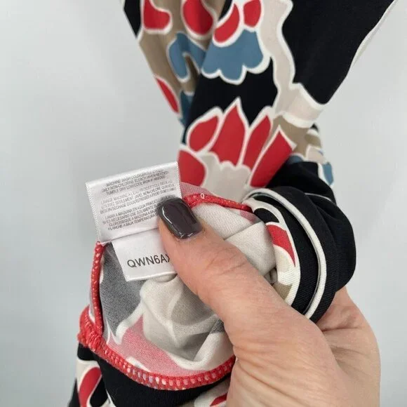 BCBGMaxazria Womens Dress Small Sleeveless Sheath Stretchy Multi Color Casual - Picture 10 of 11